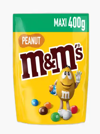 Flink M&m's pinda 400g aanbieding