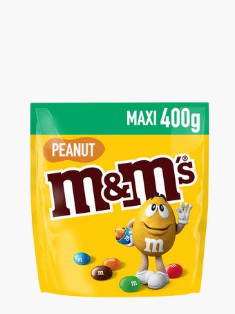 Flink M&m's pinda 400g aanbieding