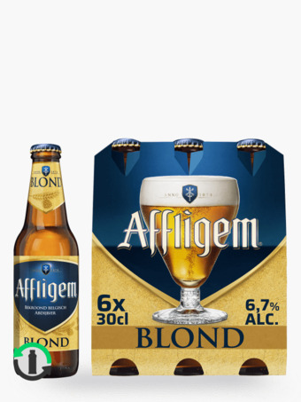 Flink Affligem blond 6-pack 6.7% 30cl aanbieding