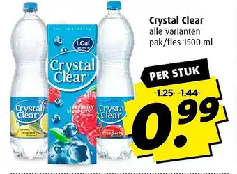 Boni Crystal Clear pak 1500ml aanbieding