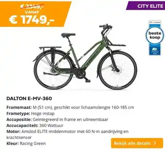 Amslod Dalton e-mv-360 aanbieding