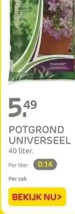 Praxis Potgrond universeel aanbieding