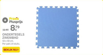 Praxis Ondertegels zwembad aanbieding