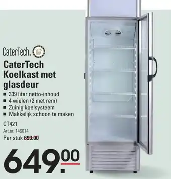 Sligro CaterTech. CaterTech Koelkast met glasdeur aanbieding