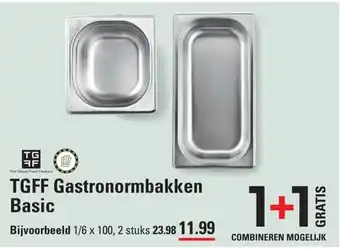 Sligro TGFF Gastronormbakken Basic aanbieding