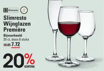 Sligro Slimresto illy Slimresto Wijnglazen Première aanbieding