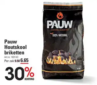 Sligro Pauw Houtskool briketten aanbieding