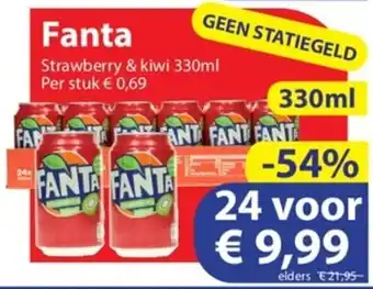 Die Grenze Fanta 330ml aanbieding