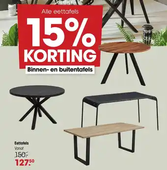 Kwantum Alle eettafels aanbieding