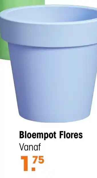 Kwantum Bloempot Flores aanbieding