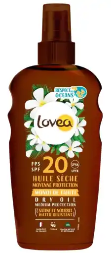 De Online Drogist Lovea dry oil spray spf20 150ml aanbieding
