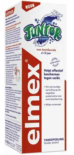 De Online Drogist Elmex junior tandspoeling 400ml aanbieding