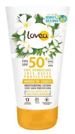 De Online Drogist Lovea moisturizing lotion spf50 150ml aanbieding