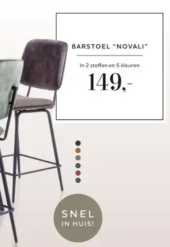 Xooon BARSTOEL "NOVALI" aanbieding