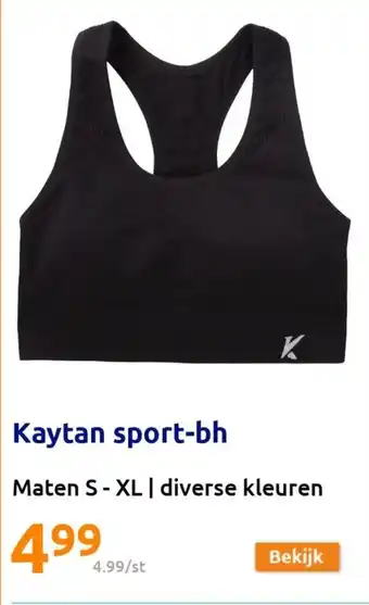 Action Kaytan sport-bh aanbieding