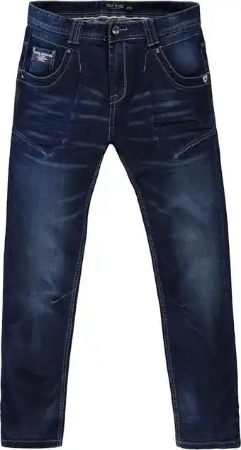 Bol.com Cars jeans heren bedford 601 regular comfort stretch dark used - maat 40/34 aanbieding