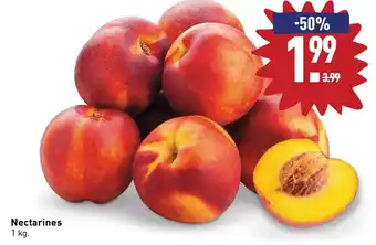 ALDI Nectarines 1 kg. aanbieding