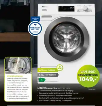 EP Beerepoot Miele wasmachine (wed 335 wps) aanbieding