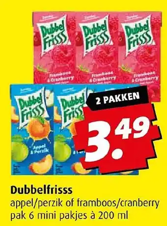 Boni Dubbelfrisss aanbieding