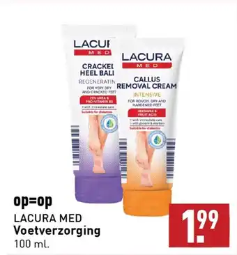 ALDI LACURA MED Voetverzorging 100 ml. aanbieding