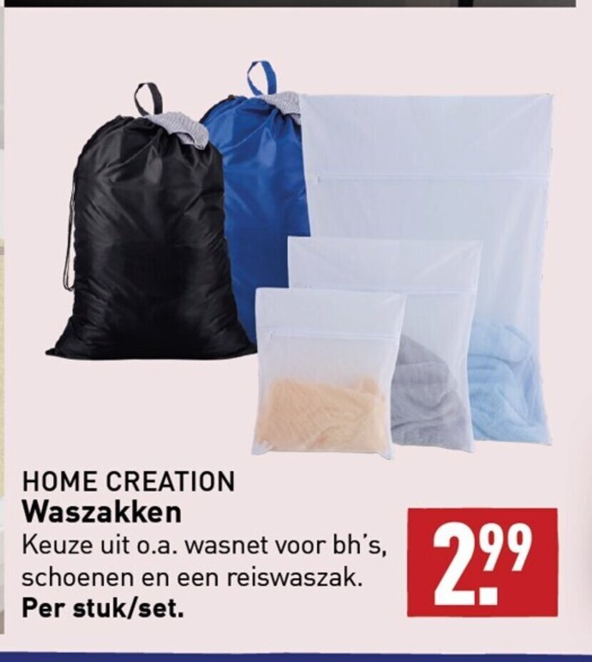 HOME CREATION Waszakken aanbieding bij ALDI HOME CREATION Waszakken aanbieding bij ALDI