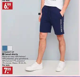 ALDI STRAIGHT UP Casual shorts aanbieding