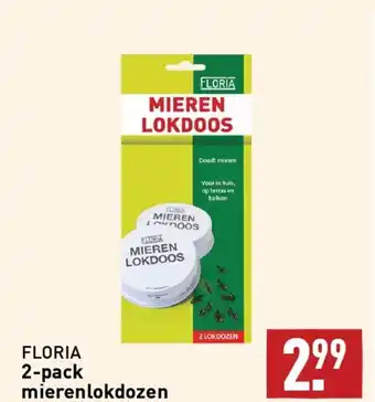 ALDI FLORIA 2-pack mierenlokdozen aanbieding