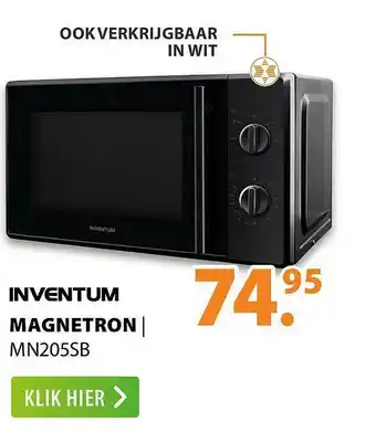 Expert Inventum magnetron | mn205sb aanbieding