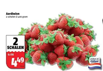 Poiesz Aardbeien 400 gram aanbieding