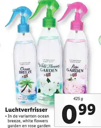 Lidl W5 luchtverfrisser 425 gram aanbieding