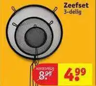 Kruidvat Zeefset 3-delig aanbieding