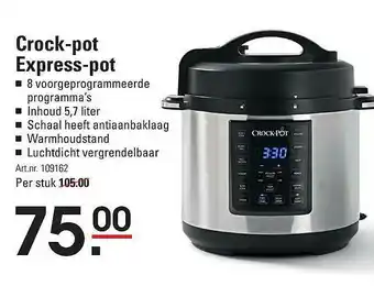 Sligro Crock-pot express-pot aanbieding