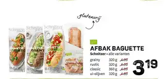 Ekoplaza Afbak baguette schnitzer aanbieding