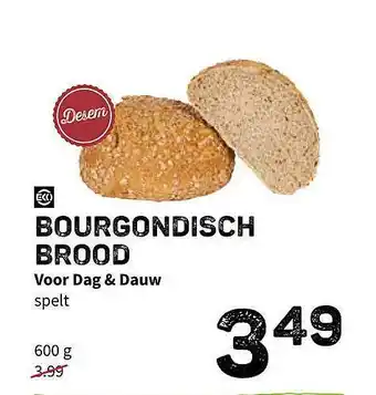 Ekoplaza Bourgondisch Brood Voor Dag & Dauw aanbieding