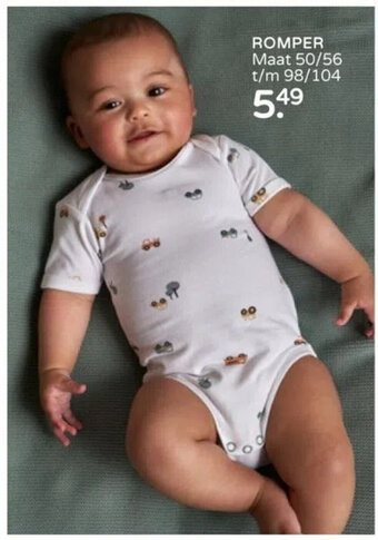 Prenatal ROMPER Maat 50/56 t/m 98/104 aanbieding