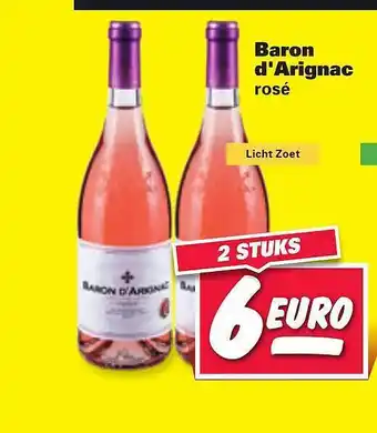 Nettorama Baron d'arignac rosé aanbieding