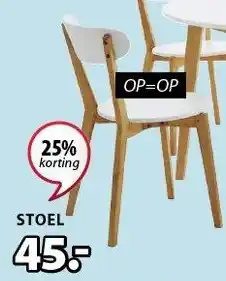 Jysk Jegind Stoel aanbieding