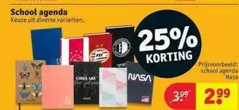 Kruidvat School Agenda 25% Korting aanbieding