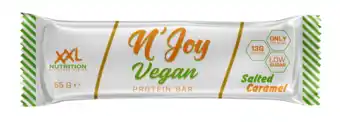 De Online Drogist Xxl nutrition n'joy vegan protein bar - salted caramel 825gr aanbieding