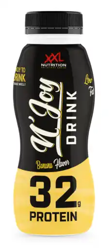 De Online Drogist Xxl nutrition n'joy protein drink - banana 310ml aanbieding