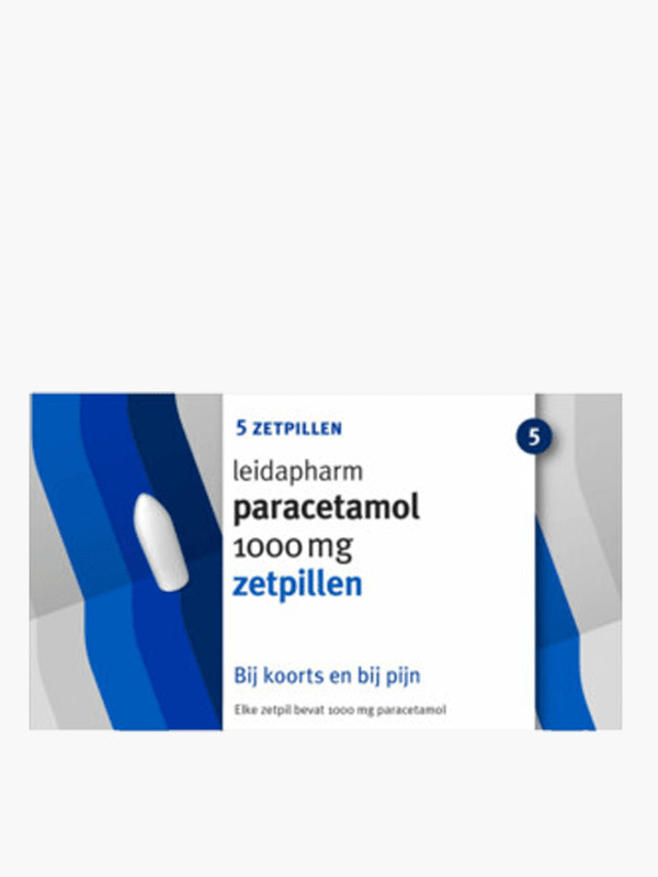 Paracetamol zetpil 1000mg 5 st. aanbieding bij Flink