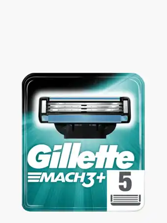 Flink Gillette mach3 mesjes 5 st. aanbieding