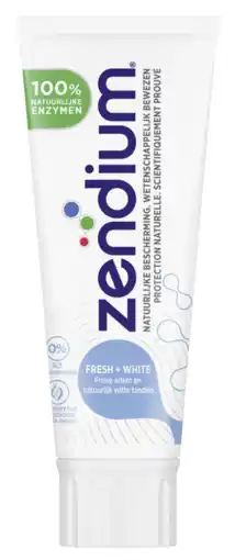 De Online Drogist Zendium fresh & white tandpasta 75ml aanbieding