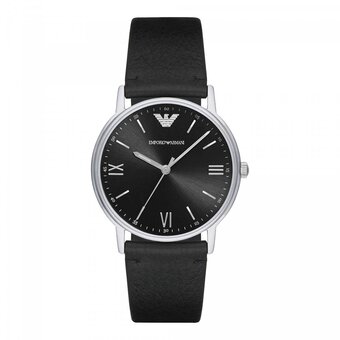 Bol.com Emporio armani  ar11013 herenhorloge 41 mm - zilverkleurig aanbieding