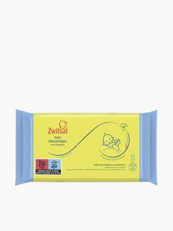 Zwitsal Water & Care billendoekjes - 12 x 75 stuks