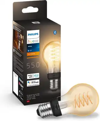 Bol.com Philips hue filament standaardlamp a60 - zachtwit licht - 1-pack - e27 aanbieding