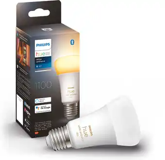 Bol.com Philips hue standaardlamp e27 lichtbron  - warm tot koelwitlicht - 1-pack - 1100lm - bluetooth aanbieding