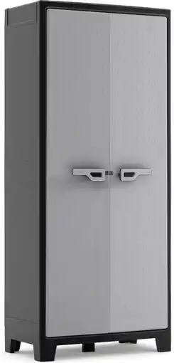 Bol.com Keter titan hoge kast - 8 planken - 80x44x182 cm - antraciet/grijs aanbieding