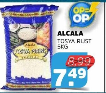 Sahan Supermarkten ALCALA TOSYA RIJST 5KG aanbieding