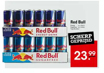 Sligro Red Bull Energy Of Sugarfree aanbieding